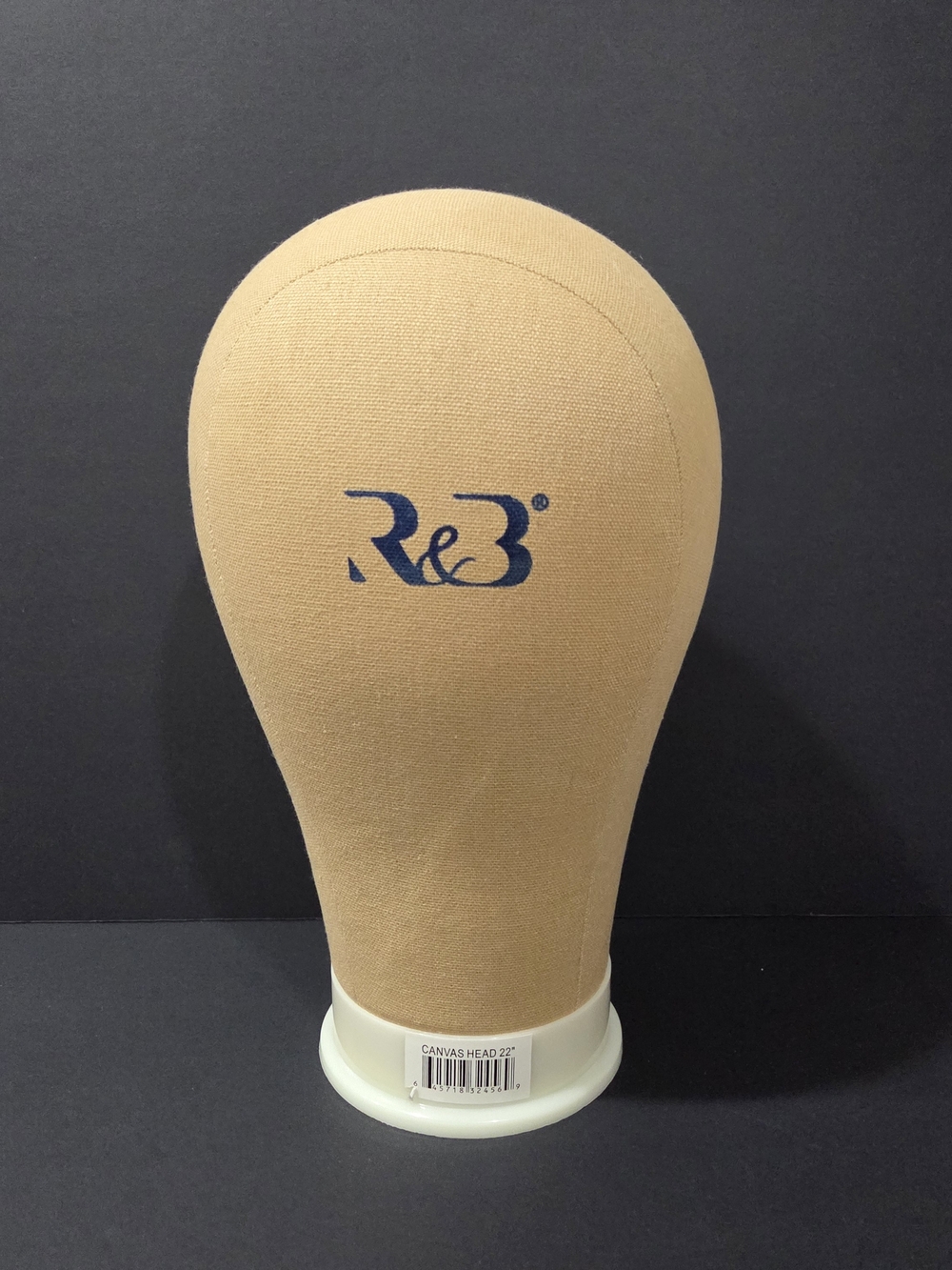 R&B Canvas Wig Display Head in Beige